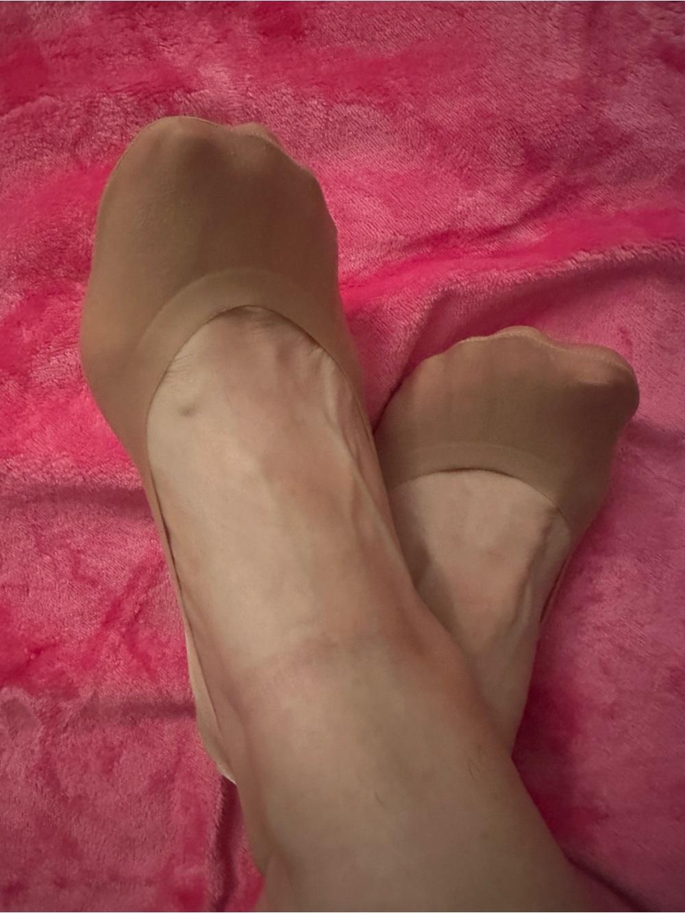 No-Show Liner Socks in Nude - Nylon Women's Footwear from Hue